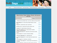 Tablet Screenshot of bollysaga.com